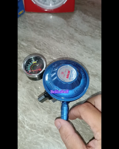 Regulator Tekanan Rendah (Low pressure)/ Kepala Gas + Meteran / Regulator Gas + Ampere SOLID RLP-552