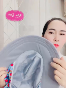 Mũ nón trùm kèm khẩu trang thông hơi chống nắng 2 lớp loại đẹp - Kim Yến Mẹ và Bé - Shop Kim Yến 5