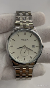 JAM TANGAN PRIA-AB-8003G/AB8037G-DETIK-JAM Water resist-CHRONO AKTIF-STAINLESS STELL BAND-4U