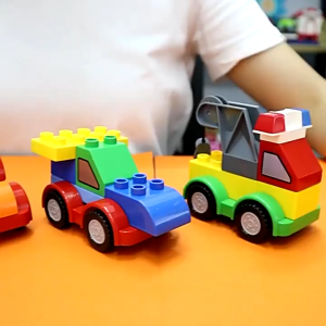 Tokmon Mainan Blok Bangunan Mainan Diy Mobil Building Block Partikel Besar Anak