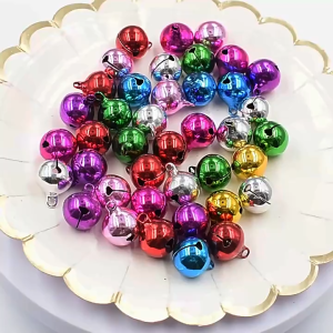MI-C1154 Lonceng Warna Warni 12MM Serbaguna / Krincingan Kalung Kucing Kelintingan Lonceng Kuningan