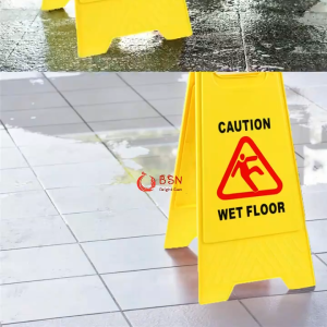Caution Wet Floor Signage / No Parking Signage Warning Foldable Roadside Safety Warning