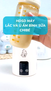 Máy lắc và ủ ấm bình sữa CHIBÉ giúp mẹ giữ ấm bình sữa lâu hơn cho bé BabyUS