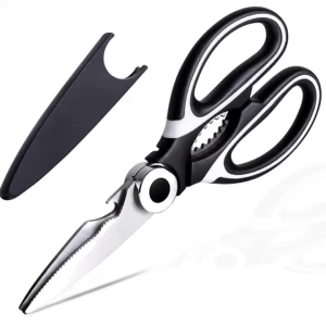Japan made stainless steel scissors for kitchen multifunctional scissors gunting heavy duty big sharp scissors for food stainless steel scissor knife chicken bone scissor chicken bone tools fish scale remover peeler for vegetable bone cutting scissors