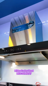 【COMBO SET】Midea Cooker Hood 2000m³/hr MCH-90M80AT + MIDEA 5.2kW Built In Glass Hob MGH-76Q60B