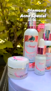 [FREE SERUM POUCH] Perawatan Wajah Bekas Jerawat Diamond Acne Special