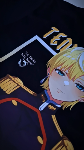 KRONE Kaos Anime TENKA IZUMO Katun Premium 24s - Tshirt Distro Anime Mato Seihei no Slave Viral