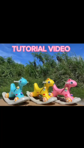 2 in 1 Rocking Horse Rider Push Car Rocker Pony Trojan Toys Childrens Rocking Horse Trojan Kid Christmas Gift