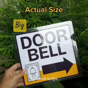 DOOR BELL SIGNAGE | DOORBELL SIGNS | LAMINATED SIGNAGE
