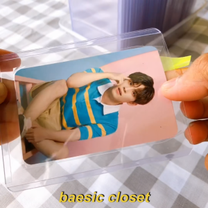 TOPLOADER PHOTOCARD CLEAR 35pt regular peel off deco kpop
