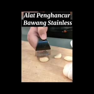 Terlaris!!! Discount!!! Alat Penghancur Penghalus Bawang Putih Stainless Crusher Garlic Press / alat rumah tangga