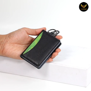 [VALQO] LIVO tc Dompet STNK dan SIM Gantungan kunci kulit sapi untuk Mobil Motor STNK SIM Kartu Tol