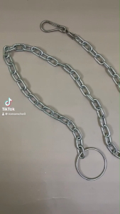 xích hàn SẮT ĐÚC dày đẹp 4ly 5ly có móc chống xoắn xích chó 15kg-55kg ( chiều dài 150cm) phụ kiện thú cưng
