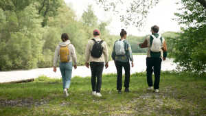 WATERFLY Small Hiking Backpack 12L Mini Lightweight Sport Rucksack with Chest Strap Daypack Compact Day Bag for Outdoor Travel Walking Camping Cycling Climbing Women Men Teenagers Boys Girls