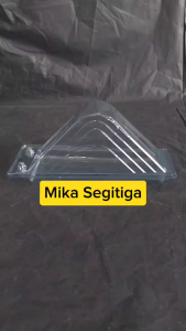 [1 PAK ISI 50 PCS] Mika Sandwich Segitiga Plastik / Mika Sando Fruit Salad