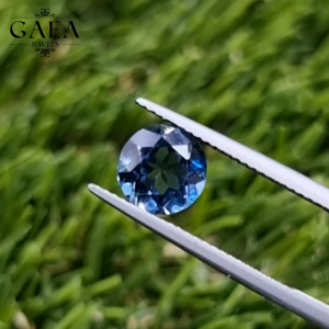 London Blue Topaz | 黄玉 | November Birthstone | Sagittarius Zodiac Stone | Natural Gemstones | Batu Permata Asli