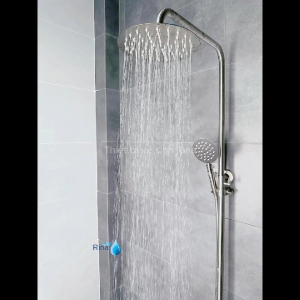 INOX 304 XỊN Bộ vòi nước hoa sen cây tắm đứng 1 đường nước lạnh cao cấp Rina RN2826 bền bỉ nước cực mạnh