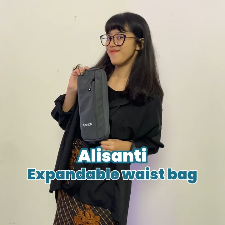 TORCH Alisanti 2in1 Waistbag Slingbag Waist Sling Bag Slim dan