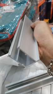 Thanh Mini Rail Nhôm Loại AL6005 -T5 Bắn Sóng Tôn Gắn Tấm Pin Mặt Trời Solar Bát L bắt mái tôn.