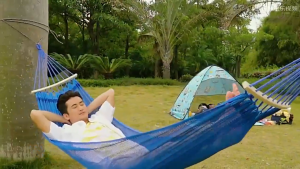 🇵🇭 Duyan Ice Silk Hammock 200kg Camping Hiking Outdoor Foldable Hammock Portable Travel Hammock With Free Storage Bag And Rope