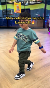 Celana Cargo Anak Laki-Laki Umur 1-12 Tahun Chino Cowok Bahan Katun Union Drill