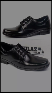 KAVILAZ true style yourself Sepatu Pantofel Hitam Pria Formal Kantor Leather Tali kode Z5