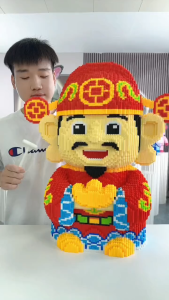 [TẶNG BÚA] Le.go thần tài 65cm- Mô hình lắp ráp le.go thần tài cỡ lớn