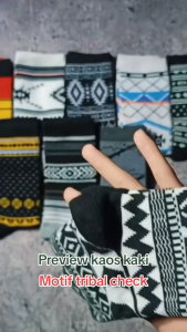 Kaos Kaki Oldschool Motif Tribal Skate Panjang Premium - Hosela Project