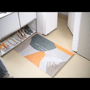 เป็นชุดเสื่อครัว พรมเช็ดเท้าห้องน้ํา เสื่อกันลื่น เสื่อกันลื่น การดูดซึมน้ําอย่างรวดเร็วกันลื่น พรมปูพื้นเรียบง่าย รูปแบบต่างๆ 40x60cm/40x120cm.