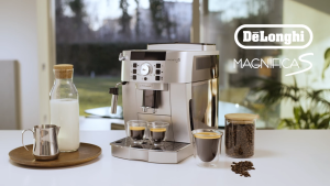 Máy Pha Cà Phê Tự Động Delonghi Magnifica S ECAM 22.110.SB Máy Pha Café Pha Espresso Cappuccino Công Suất 1450W Tự Vệ động Sinh BH 12 Tháng