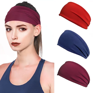 【Buy More Discounts】Fashion Sports Headband Yoga Headband Sweat Wicking Stretch Headbands For Gym  Fitness Washing Face
