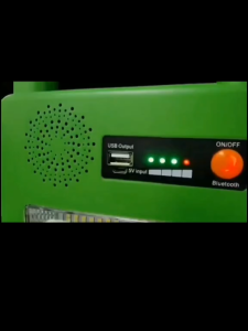 LED solar bluetooth speaker portable lamp