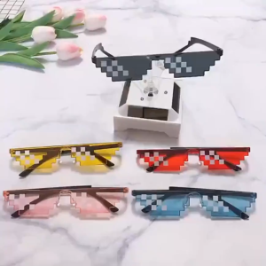 Kính Thuglife 6 Chấm MINECRAFT - Thug Life Nhiều Màu Sắc