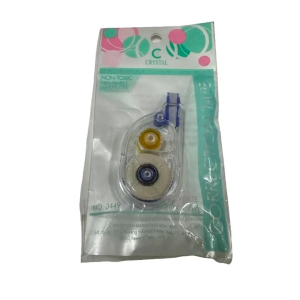 Crystal Correction Tape 7m x 5mm (Non-Toxic / White Tape / Color Given by RANDOM)