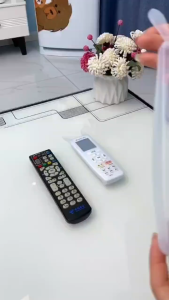 Remote Control Cover Silicone Transparent Rabbit Ear TV Remote Control Case Air Conditioning Dust Protect Storage Bag Luminous