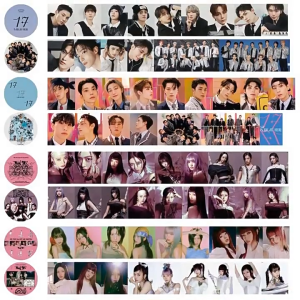 Seventeen Stickers Korea Fashion Kpop Pop Ins Trend Fb Cute Little Card Sticker Lomo Card Collectible Cards Laser Card Star Cards Album Cards Hand Account Sticker Fridge Magnets Baggage Stickers A Gift for A Friend