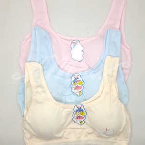 MOU - 3PCS 6PCS Miniset Busa Anak Remaja Usia 8 - 13 Tahun / Minibra Busa karakter Anak Abg isi 3pcs