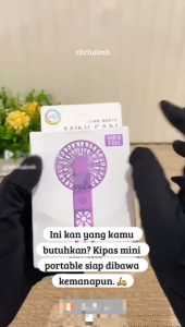 Mini Fan Stand Portable - Kipas Angin Lipat Mini Prtable USB