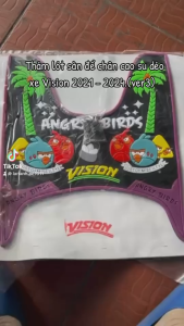 Thảm lót sàn kiểu angry bird Vision 2021 2022 2023 và 2024 ver 3 màu shop đưa là bất kỳ