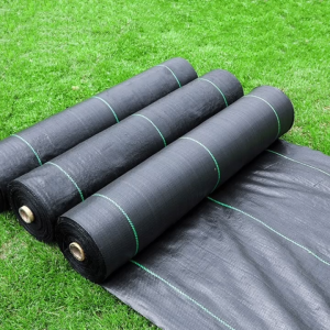 พลาสติกคลุมวัชพืช ผ้าคลุมวัชพืช ป้องกันรังสีUV หมดปัญหาหญ้าขึ้นกวน เห็นผลไวภายใน1เดือน พลาสติกคลุมหญ้า กำจัดวัชพืช