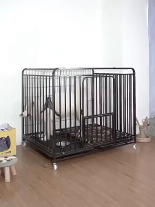 กรงหมา กรงสุนัข ขนาดใหญ่ กรงสุนัขใหญ่ กรงสัตว์เลี้ยง กรงสุนัขขนาดใหญ่ เหมาะสำหรับสุนัข แมว และกระต่าย รับน้ำหนักได้ 1-100KG แข็งแรง ทนทาน กรงเหล็กถอดได้ ประตูพับได้ กรงเหล็กมีถาดรองรับ