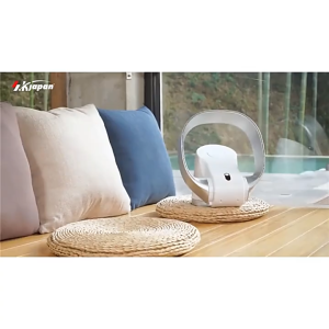 Quạt Không Cánh Power SKJ Design Silver Nano II Có Remote Điều Khiển 3 Tốc Độ Gió