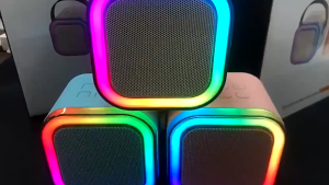 Wireless Karaoke Mini Portable Speaker Bluetooth with 2 Mic Home Party Outdoor Camping Entertainment Karaoke Speaker 藍牙音箱