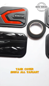Tutup Tangki Bensin Tank Cover Mobil Daihatsu Sigra 2016 - 2023 Hitam Elegant All Variant