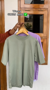 Kaos Polos Oversize Wanita Zeroeight Bahan Cotton Combed 24S