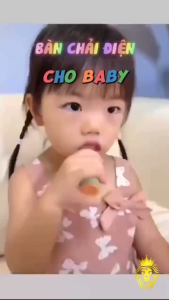 Bàn Chải Đánh Răng Điện Trẻ Em Chữ U 360° Silicon Mềm – 3 Chế Độ Rung + Đèn LED Diệt Khuẩn