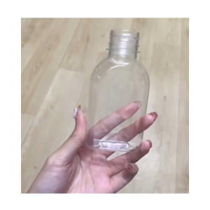 ขวด PET ขนาด 150มล. ทรงแบนเรียบคอโค้ง ขวดพลาสติก PET ใส่เครื่องดื่ม น้ำหวาน บรรจุ 150/1แพ็ค (จำกัด1แพ็ค/ออเดอร์) พร้อมฝาฟรี!