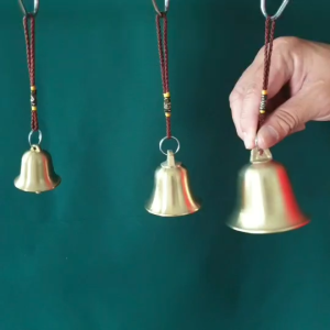 ระฆังทองเหลือง (ทองเหลืองแท้)🔔 ระฆังโรงเรียน ระฆังเรือ ทรงสวย เสียงใสกังวาล เสียงใสมาก พร้อมสายห้อย