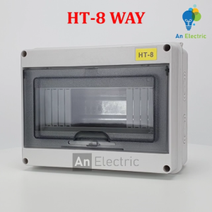 Vỏ tủ điện phân phối chống nước HT-8 WAY chuẩn IP65 (HT Series) - Đảm bảo an toàn điện bền bỉ và hiệu quả cao (M1)