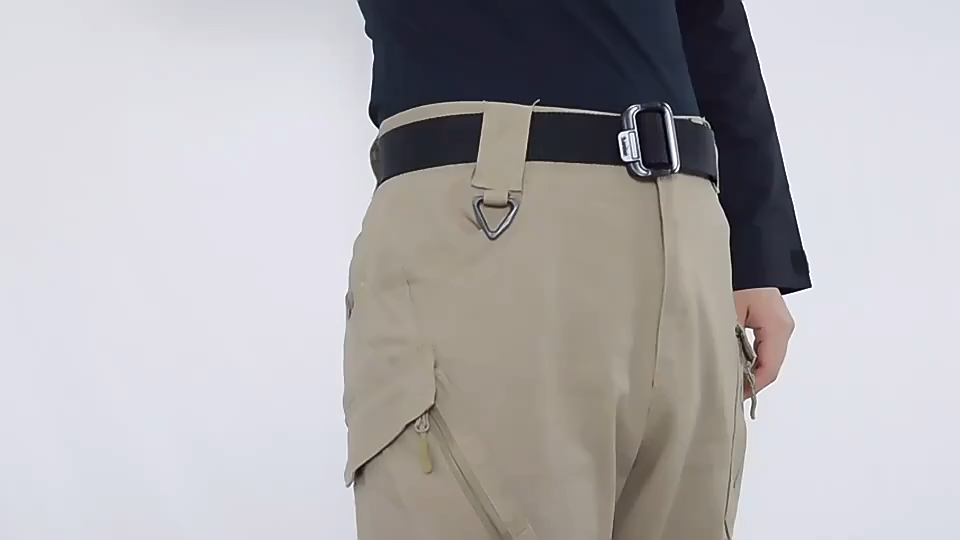 Mens Tactical Work Pants Waterproof&Wear - Resistant Multi - Pocket Outdoor Casual Hiking Cargo PantsLeg Trousers Mountaineering&Camping